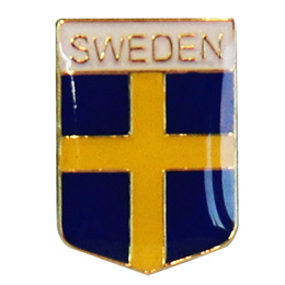 Pin - Swedish Coat Of Arms 13mm