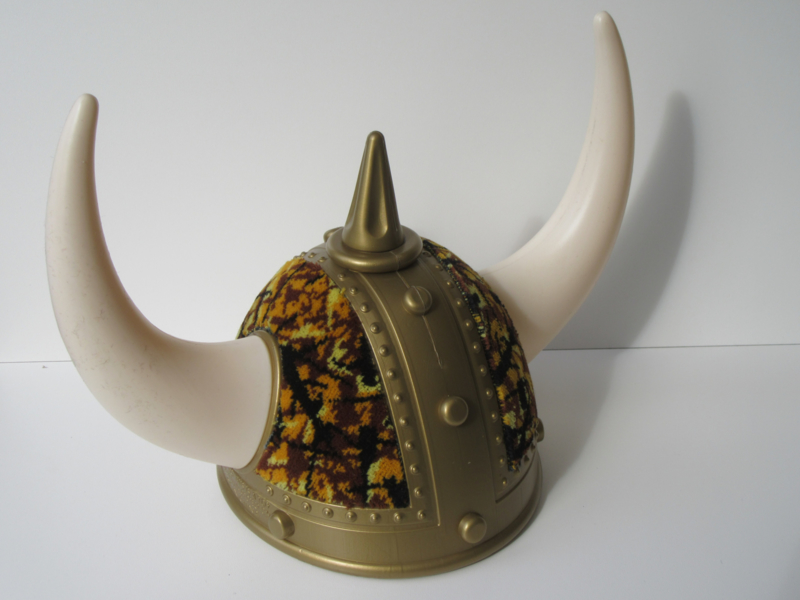 Viking Helmet Danish yellow