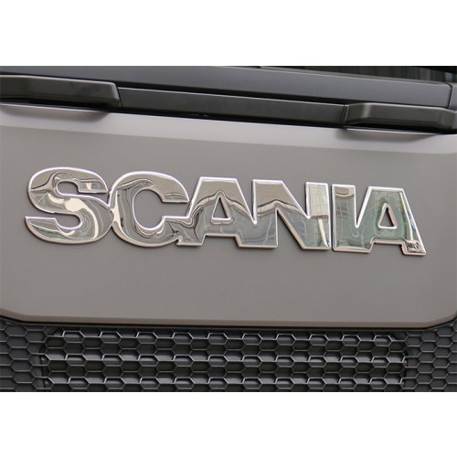 3D Stainless Steel Letters Application for Scania NextGen