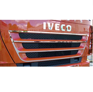 RVS applicatie voor bovengrille Iveco stralis cube