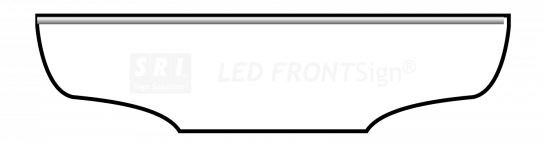 LED Frontsign 24 V MB Actros MP3 - 127cm