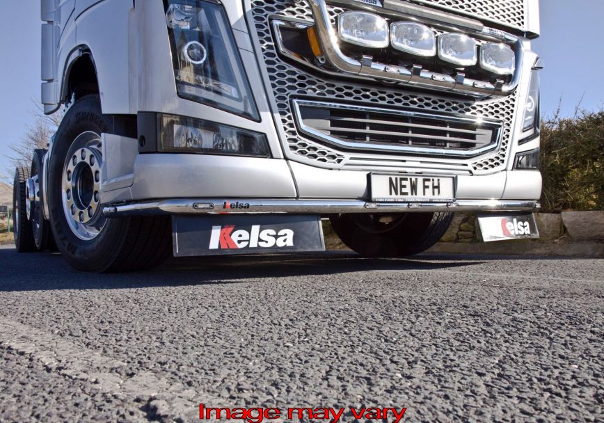 Aluminium LoBar met ORANJE led Volvo FH4/FM EURO 6