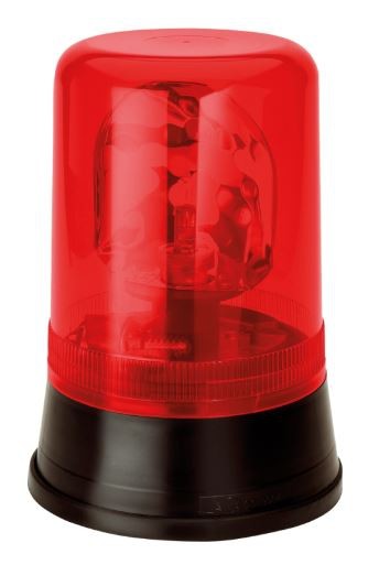 AEB "595" 24V rotating beacon - Red lens