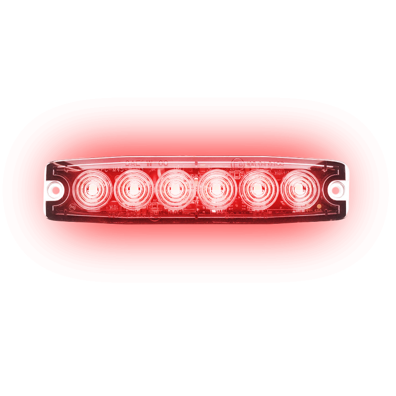 ULTRA-DÜNNE LED STROBE LEUCHTE 6-LED