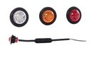 LED POSITIELICHT ROND ORANJE 12/24V