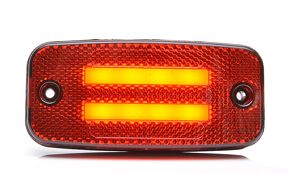 LED positielamp rood + remlicht 12-24V