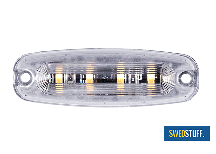 Swedstuff LED FLASHLIGHT 4-LED AMBER