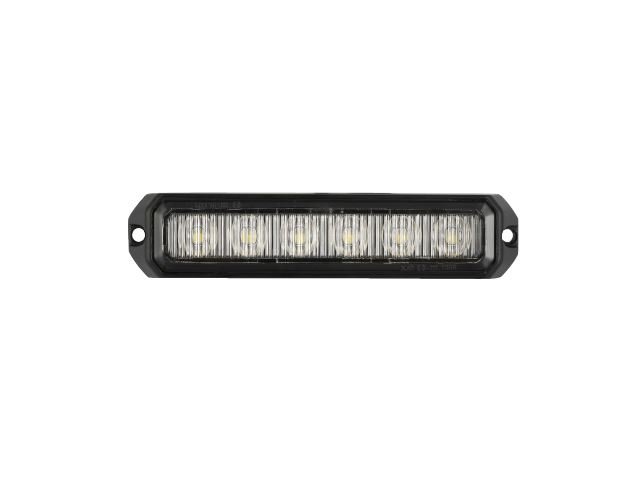 LED flitser "mini" wit 6x3W LED - 850176HP-WM