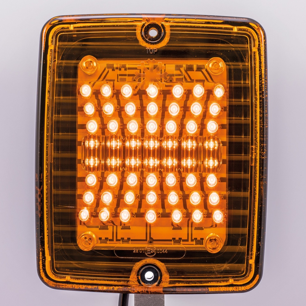 IZELED indicator LED with amber glass