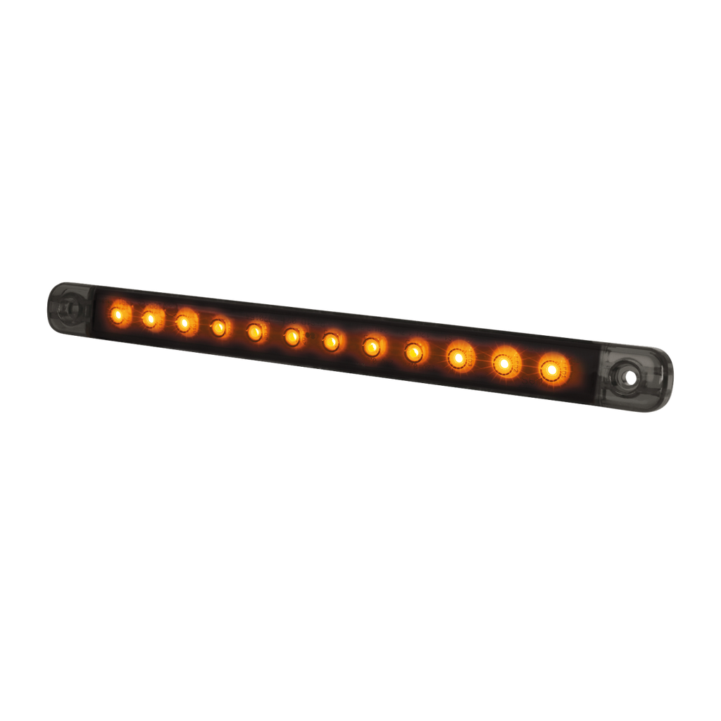 DARK KNIGHT SCHLANKE BLINKLEUCHTE 12 LED, 12-24V DC