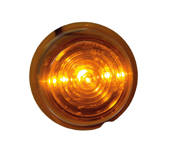 Viking LED-unit orange 5 LED's 12-24 V amber glass