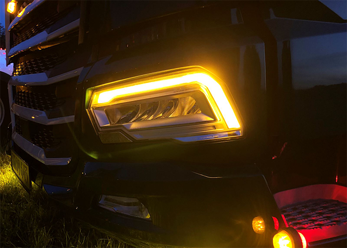 LED units oranje tbv DRL voor Daf NGD 2021