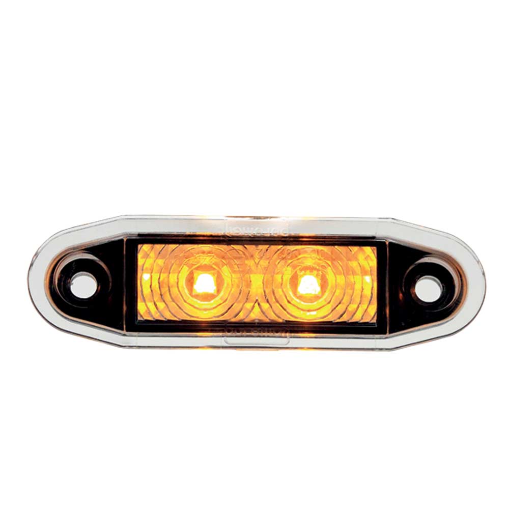 Boreman Easy Fit LED Side Marker / Position Light 9-36V Amber Ultra Thin