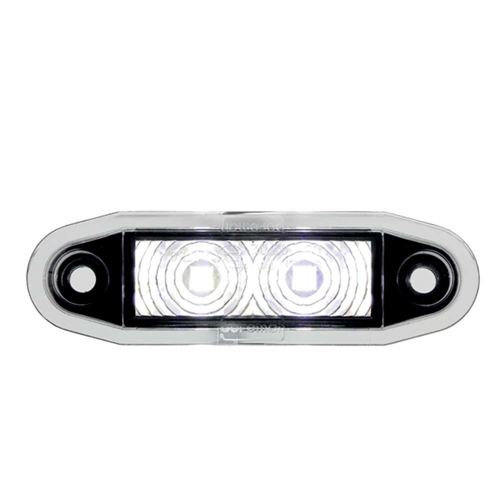 Boreman Easy Fit LED Side Marker / Position Light 9-36V Transparent Ultra Thin