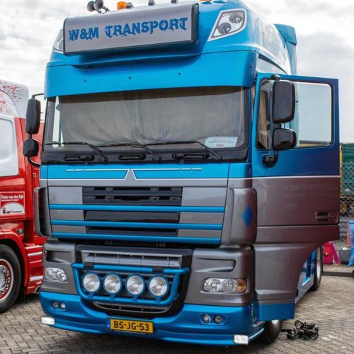 Bumperspoiler voor DAF XF105 - Talmu Wit