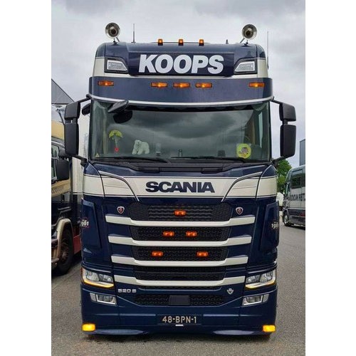 Stoßstangen-Spoiler Scania NextGen - Typ 3 - untere Stoßstange - 2x Talmu gelb