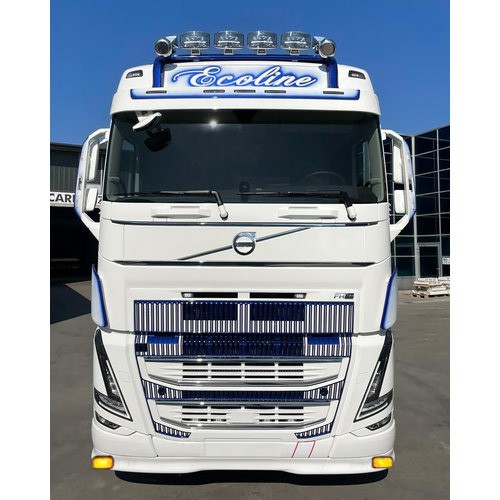 Bumper Spoiler Volvo FH4/5 - 12cm deeper - Talmu Yellow