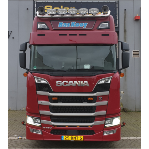 Sonnenblende Scania NextGen - flacher Boden - 5 Lichtöffnungen