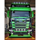 Sunvisor Scania Next Generation - Flat Bottom - 7 Lightholes