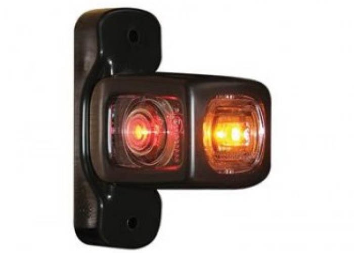 Side marker/Position light with short rubber arm left/right 2m cable