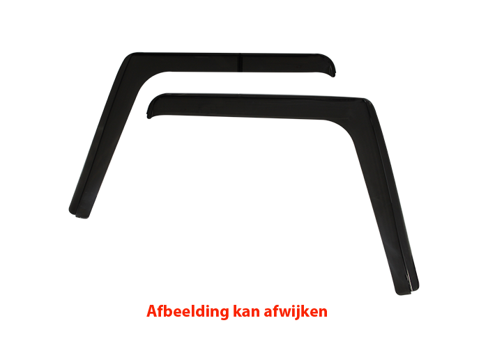 Side Window Deflectors for Mercedes Actros MP4/5 + Antos with Mirrors| Tape Mounting