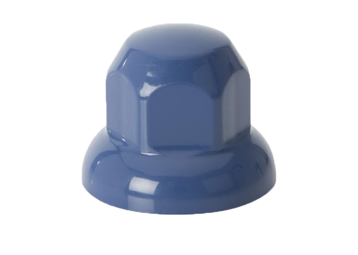 (32mm) Plastic blue wheel nut caps (20 pieces)