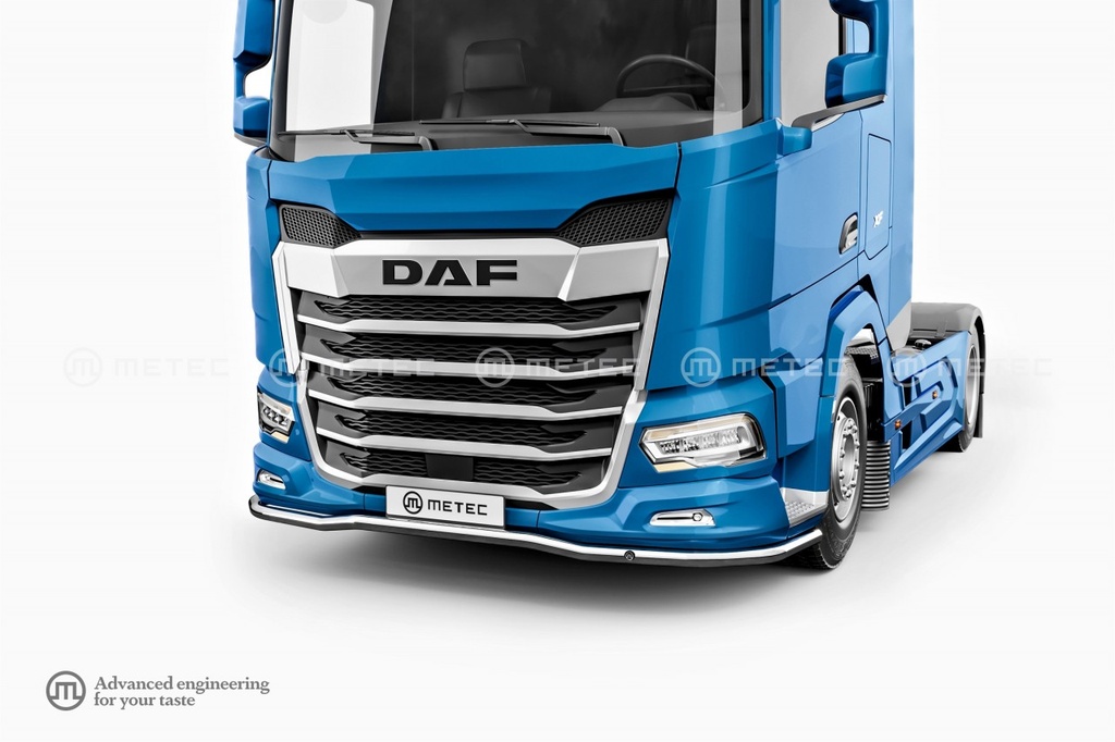 RVS Spoilerbar "F-Liner" voor DAF XF/XG/XG+ (2021+) Zonder LEDs