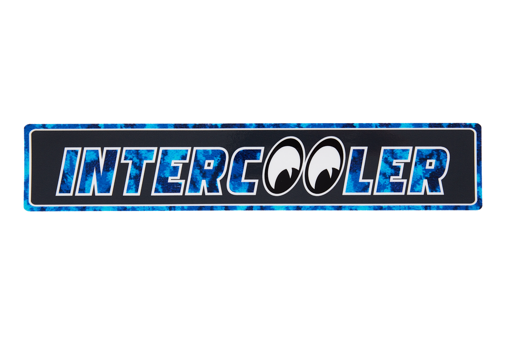 sticker - Intercooler (blauwe pluche)