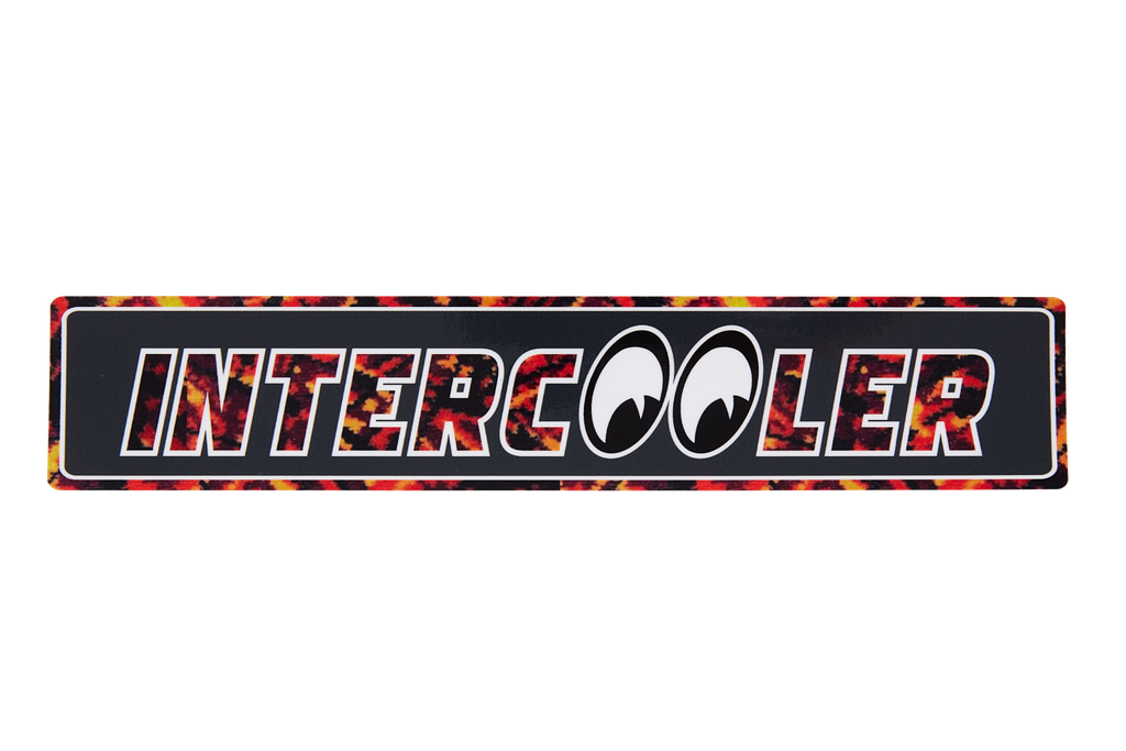 sticker - Intercooler (rode pluche)