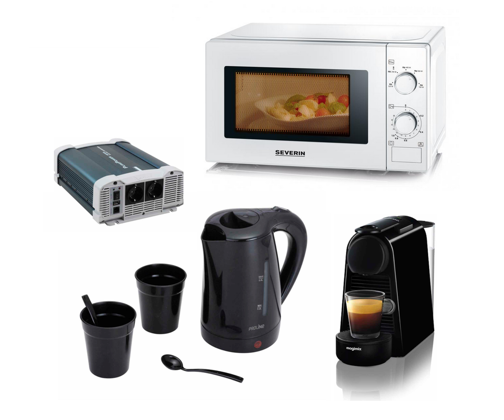 Promo-pack mobile kitchen "Nespresso"