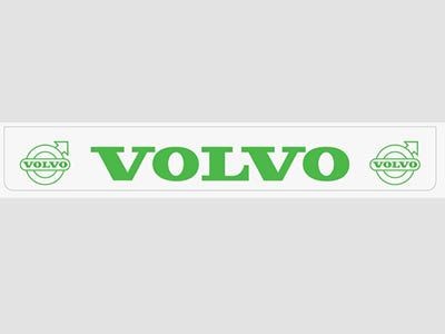 KUNSTSTOF WITTE SPATLAP MET VOLVO GROEN | 2380X350MM