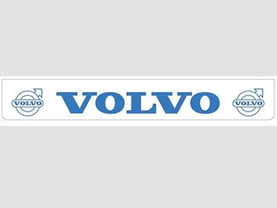 Mudflap Rear Bumper for Volvo | White with Blue Print | 238x35cm