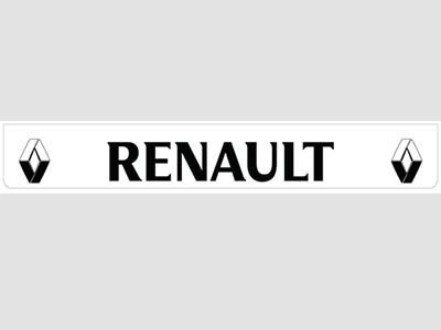 Mudflap Rear Bumper for Renault | White with Black print | 238x35cm