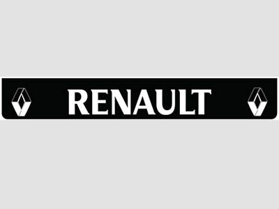 Mudflap Rear Bumper for Renault | Black with White print | 238x35cm