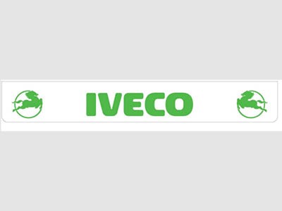 White rear bumper flap Iveco in green