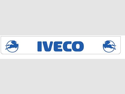 KUNSTSTOF WITTE SPATLAP MET IVECO BLAUW | 2380X350MM