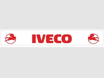 KUNSTSTOF WITTE SPATLAP MET IVECO ROOD | 2380X350MM