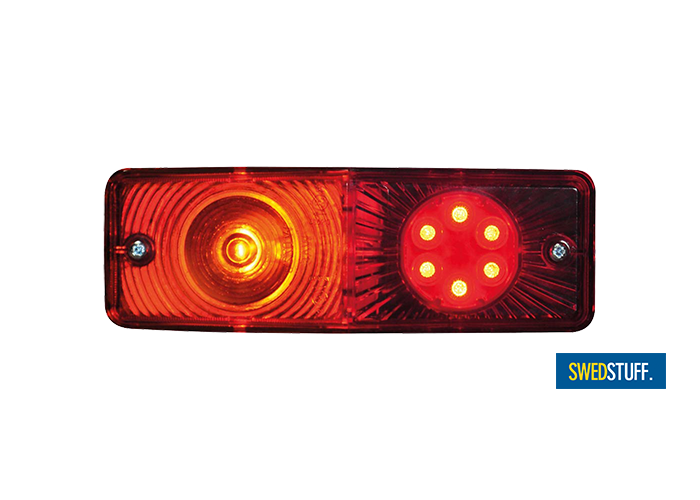 Swedstuff 3-chamber tail light rectangle hybrid