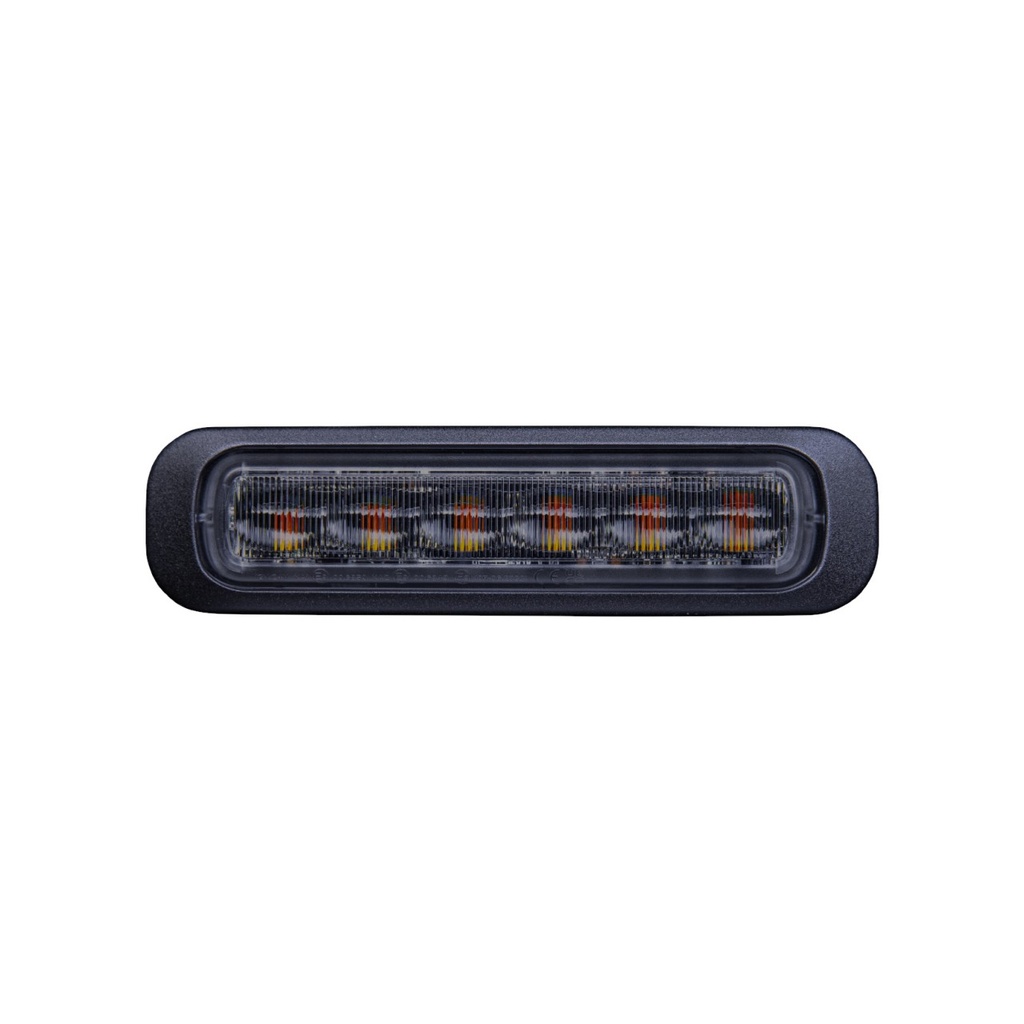 Dark Knight LED-flitser 6-LED oranje - donkere lens