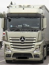 Sunvisor for Mercedes Actros MP4 Big/Giga Space + Brackets