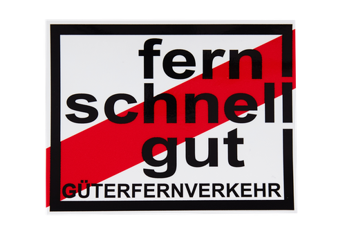 [500654] sticker -Fern Schnell Gut