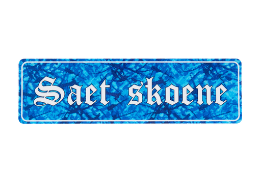 [500360] Saet Skoene - Blue - Sticker