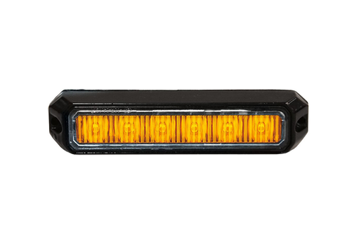 [5850176HP-A] LED flitser "mini" oranje 6x3W LED - 850176HP-AM