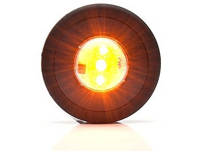 [5800298] Side marker / tail light LED 12-24V amber diam.60 mm