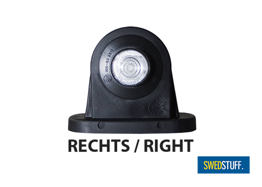 [5808812] Swedstuff LED BREEDTELAMP RECHTS KORT ROOD/WIT