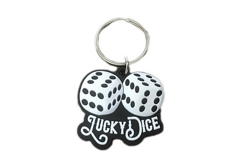 [TS7813074] 3D keyring Lucky Dice