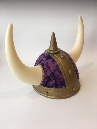 [TS7809682] Danish Viking helmet with purple