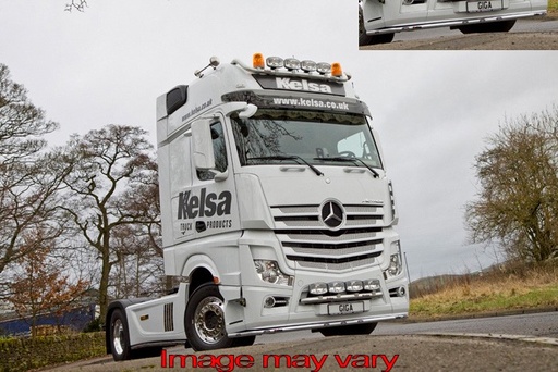 [82MBLA13/A] LoBar Aluminium mit 7 gelbe LEDS - Mercedes B Actros MP4 Big/Giga/StreamSpace 2.5