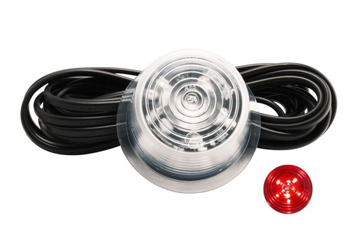 [46350193-C] Gylle - LED-unit rood 24V met helder lampglas