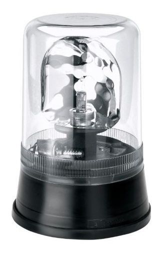 [4635595C] AEB "595" 24V rotating beacon - White / clear lens